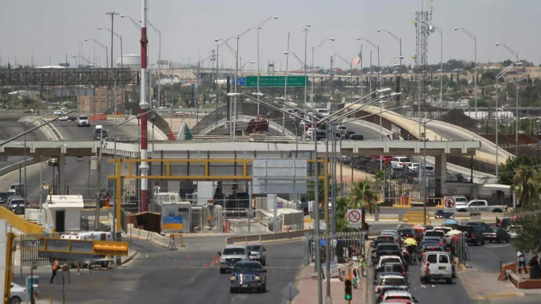 cruce fronterizo en ciudad juárez